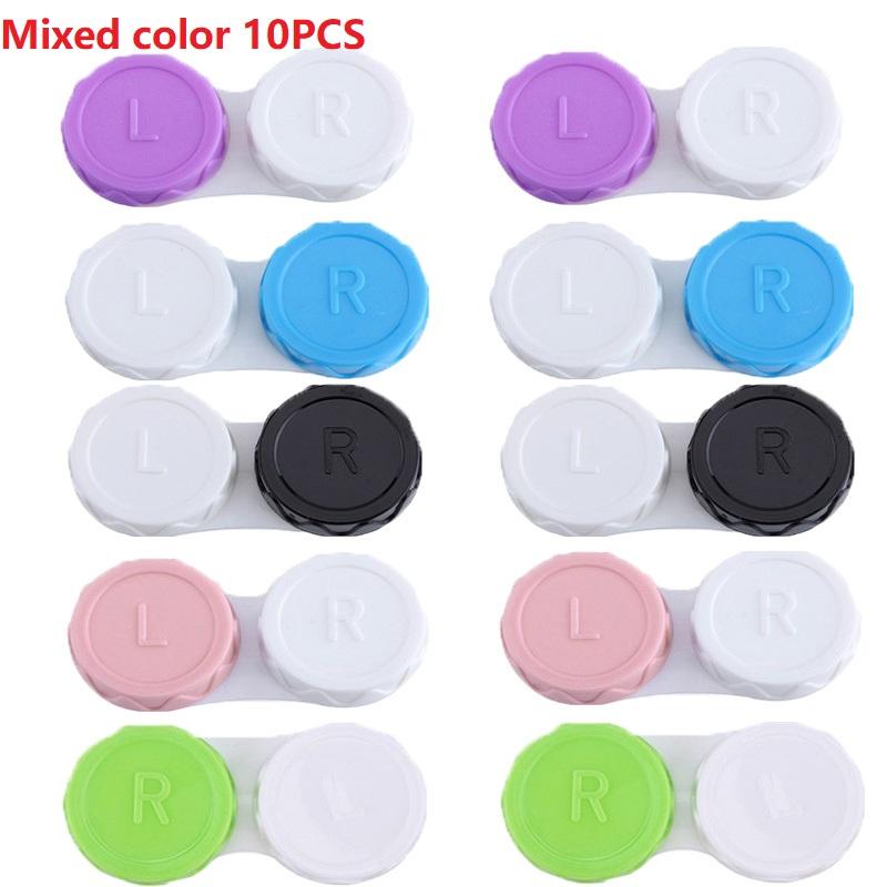 

10pcs Case Lenses Colored Pupils Case Eye Lenses Set Contact Lenses Box