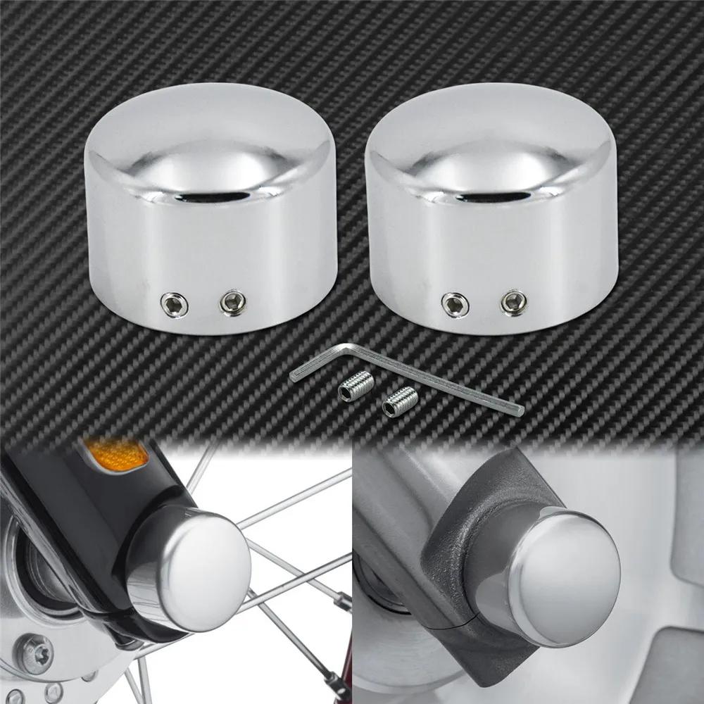 Motorcycle Front Axle Nut Cover Cap Bolt Aluminum For Harley Touring Electra Glide Softail Dyna Street Bob Fat Bob Sportster XL