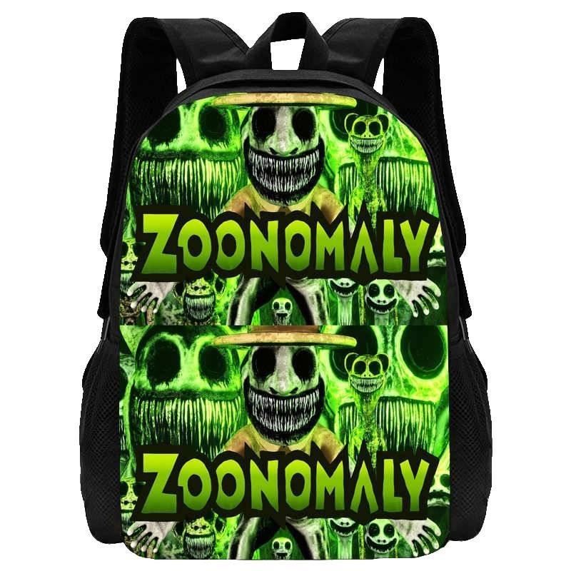 Cute Zoonomaly School Backpack With Fun Prints For Boys And Girls 15 Inch
