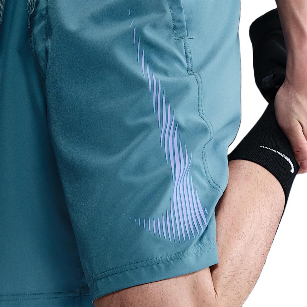 Nike Comfortable Stylish Fitting Versatile Mid-Rise Sports Shorts Men shorts Smoky-Blue HJ4046-006