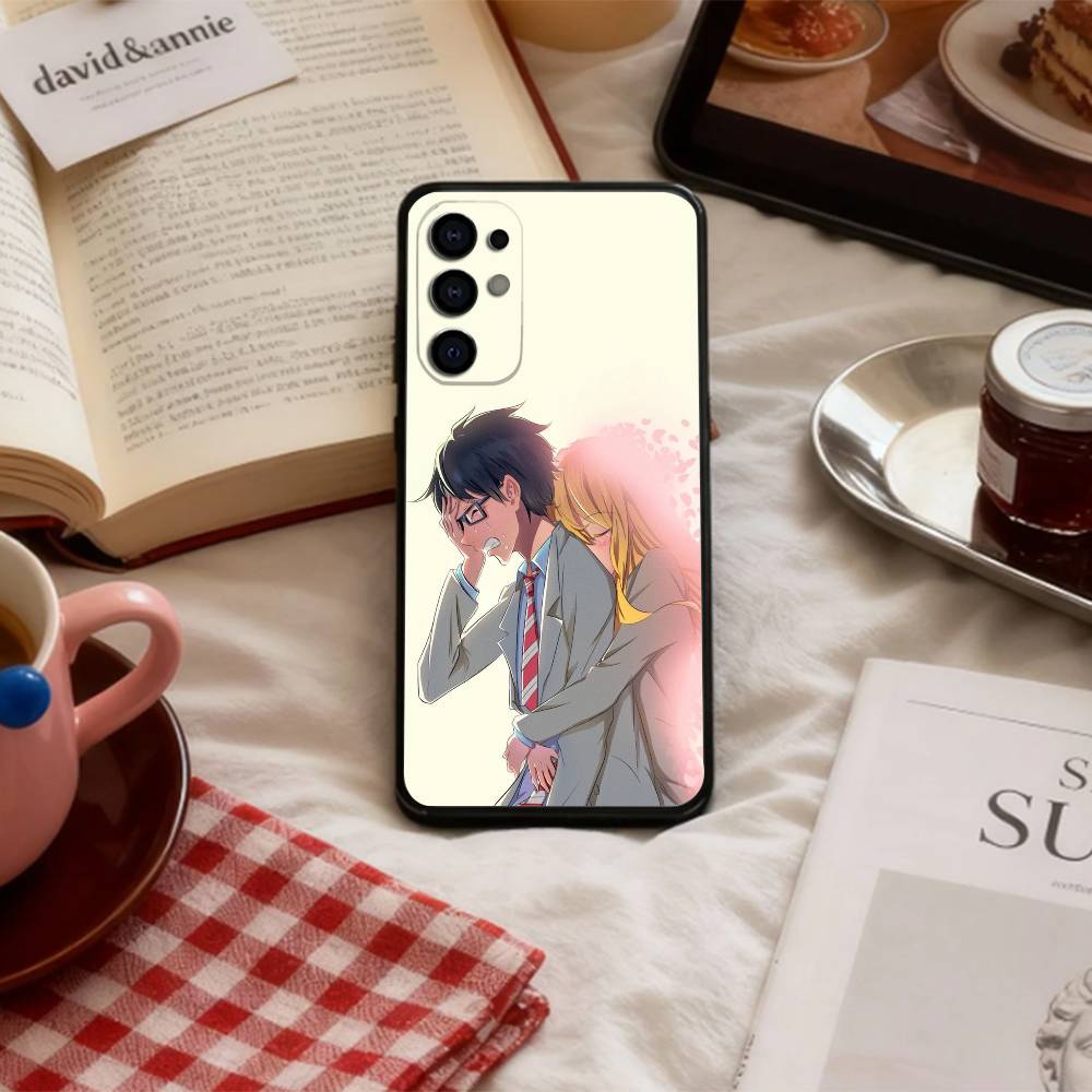 Sad A-Anime Your Lie in April   Phone Case For Samsung S 25,24,23,22,30,21,10,9,Ultra,Plus,Lite,FE,4,5 G Soft Black Case