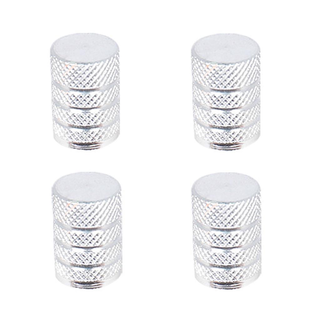Aluminum Valves Caps Set Heavy Duty Aluminum Valves Stem Covers Wheels Valves Stem Caps for Motorcycles Trucks & Bikes