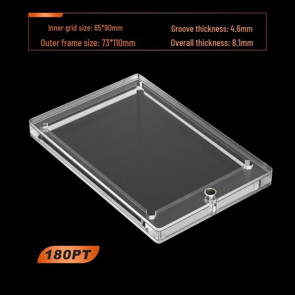 Acrylic Hinged My Little Pony Transparent Cartoon Card Holder Sleeve