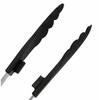 PRO SERIES Multi-Tongs with Antibacterial and Heat-Resistant Stoppers, Large, Black