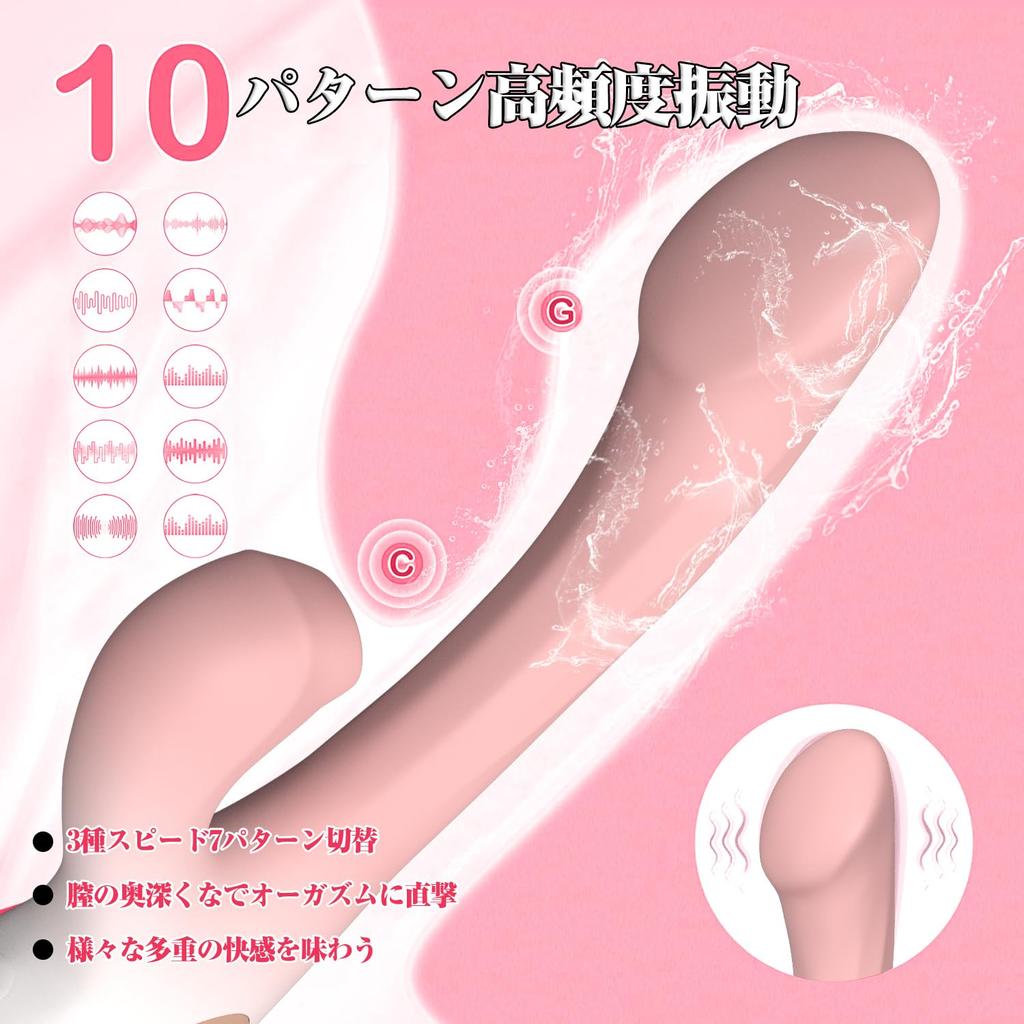 Squirting Vibrator for Women Pulsating Suction Modes 10 Intense Vibrations Popular Adult Toy for Clitoris USB Adult Toy Flat-Headed [10 + +