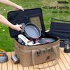 Stor kapacitet utomhus hopfällbar förvaringslåda för bestick och köksredskap