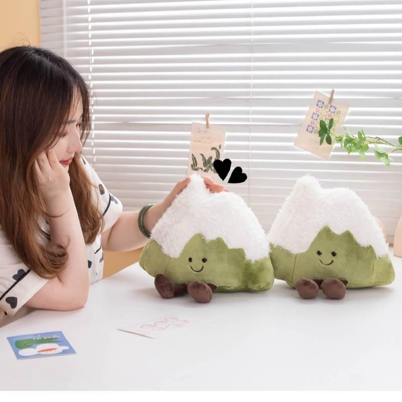 Adorable Mini Snow Mountain Plush Doll Cuddly Soft Toy For Car Home Decor And Gifts
