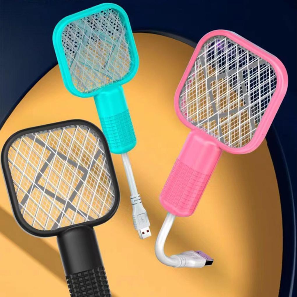 ABS Multi-Purpose Electric Fly Swatter For Fast Mosquito Killing Electric Mosquito Swatter Durable
