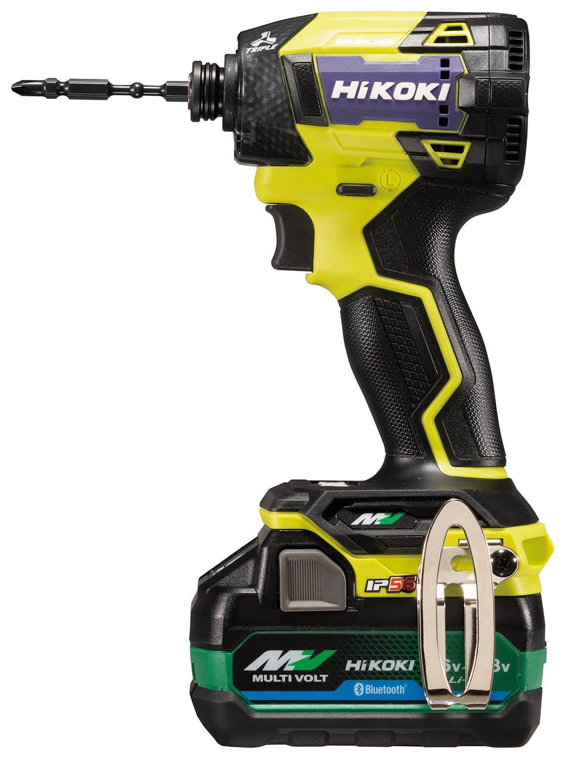 

HiKOKI 36V Rechargeable Impact Spider with Bluetooth and WH36DD (Hikoki) [2024 Model] Driver, Yellow, Battery, 2-Port Charger, Case, (2XHYSZ)