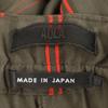 Aula Made In Japan Striped Pattern Long Pants Brown Waist Rubber Women Used