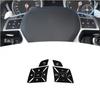 For Mercedes Benz E C Class 2011-2013 Matte Black Steering Wheel Button Cover