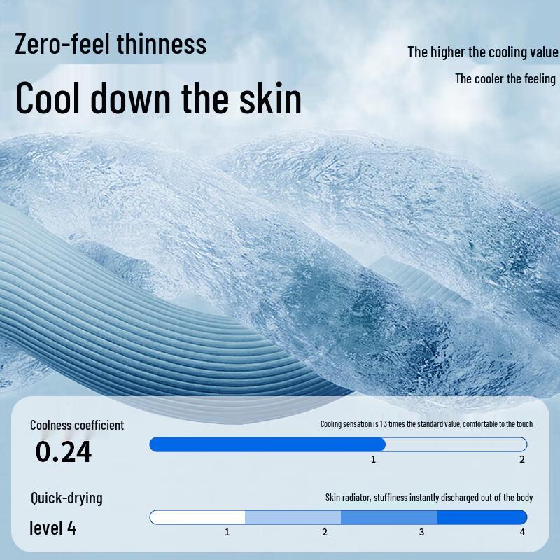 Mao Ren Men's Ice Silk Antibacterial Boxer Briefs