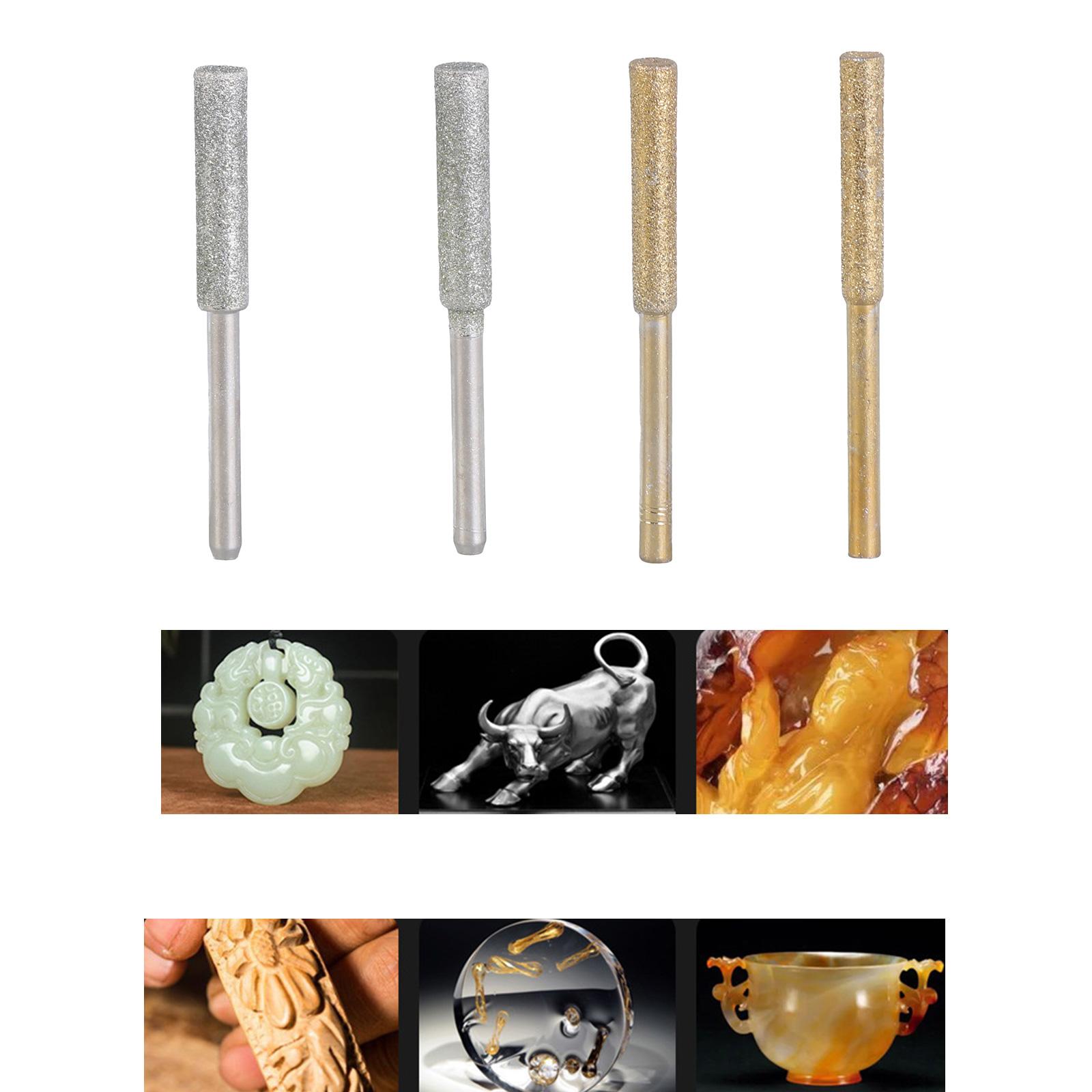 

2pcs Emery Chainsaw Sharpener Bit High Hardness Grinding Stone File for Efficient Chain Maintenance Enhances Durability M