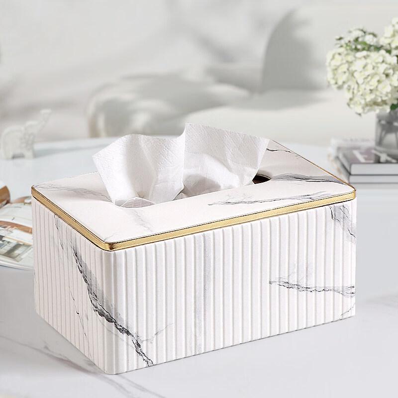 Yuzhuxun Luksusowe Skórzane Pudełko na Chusteczki
