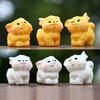 Cartoon Realistic Dog Miniature Model Resin Figure For Desk Car Decor