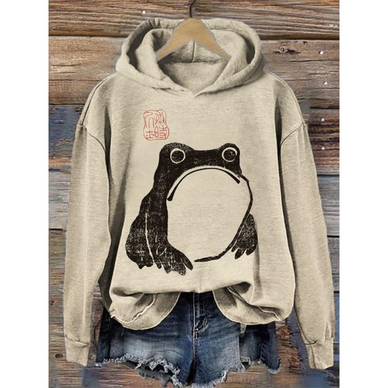 Casual Shirt Trend Japanese Ethnic Style Cherry Blossom Art Print Loose Coat