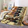 Ancient Egypt Flannel Blanket Throw Blanket Soft Warm Sofa Bed Camping Car Home Decor Unique Christmas Gift C9302059