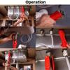 8 IN 1 Sink Faucet Wrench Plumbing Repair Tool Handle Double Head Wrench Spanner Tool Installer Ratchet Wrench Set for Bathroom 5 IN 1