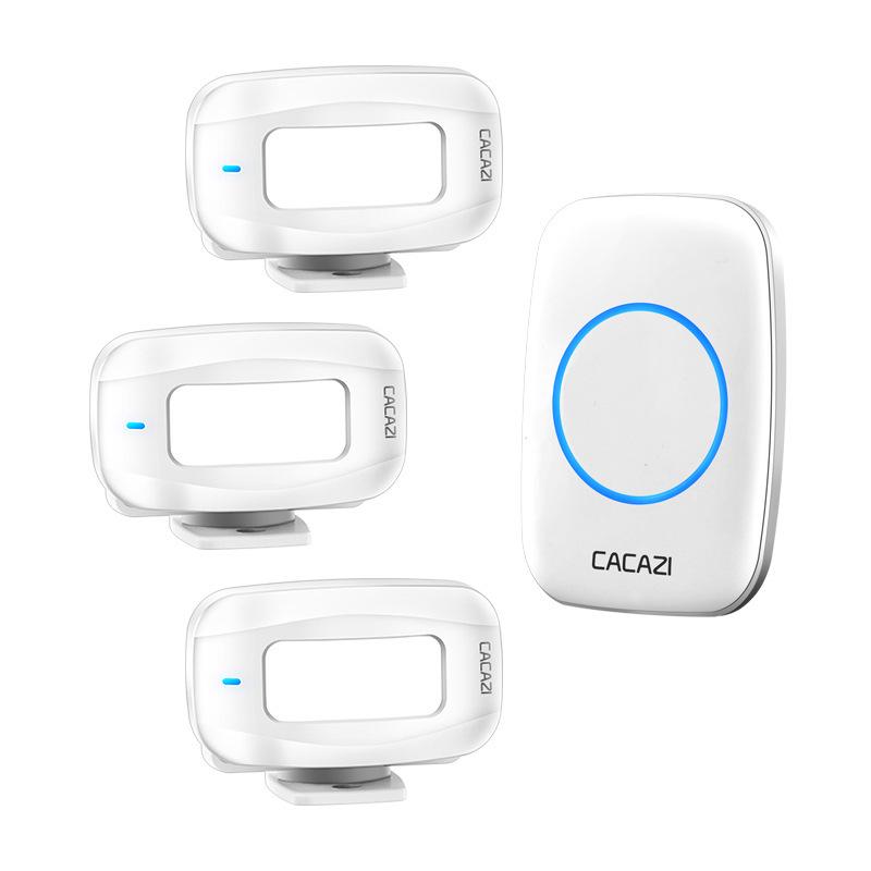 Wireless Entrance Sensor: Visitor Greeting & Doorbell Alert 3 Sensors + 1 Receiver
