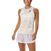 Asics Tennis Comfortable Color Block Round Neck Pullover Vest Women tops Purple White 2042A250-500