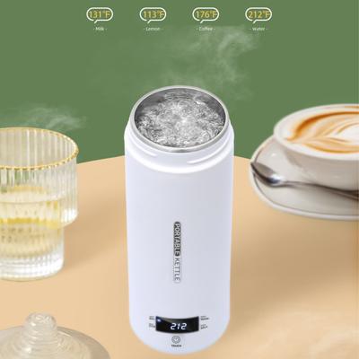 500ML Travel Electric Kettle US Plug 4 Temperature Settings Fahrenheit LCD Display Stainless