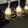 Halloween Party LED Purple Spider String Lights - Outdoor Decorative Atmosphere Lights
