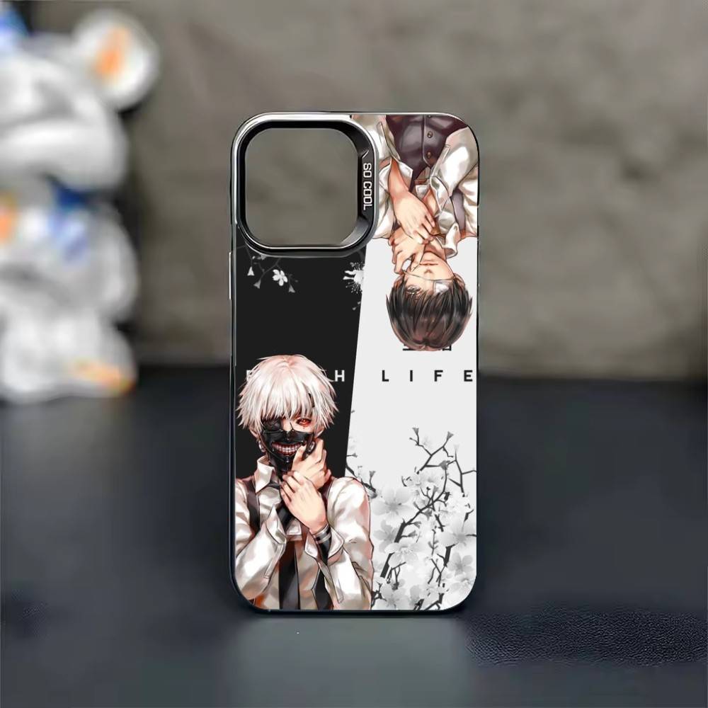 Tokyo G-Ghoul Wallpaper  Phone Case For iPhone 17 16 15 14 13 12 11 Pro Max Plus Silver Candy Matte Cover