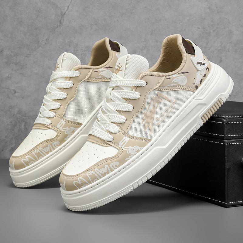 Herren Skateschuhe Frühling Nische Skateschuhe Herren Trendige Vielseitige Dicksohlige Sport- und Freizeit Skateschuhe Trendschuhe