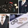 Gifts Sunglasses Shape Jewelry Enamel Pins Suit Accessories Glasses Brooch Brooch Badge Collar Pins