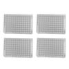 10Pcs Deep Well Plate 96 Wells 2.2ML PP Plastic Laboratory Storage Microplates 41mm Height