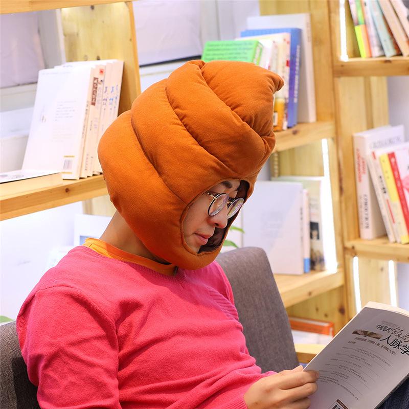 Adorable Japanese Plush Poop Hat for Photo Props