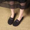 Casual Work Shoes, Flat Mom Shoes, Summer 2025 New Comfortable and Breathable Old Beijing Cloth Shoes for Women