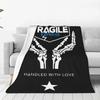 Death Stranding Fragile Express Fleece Throw Blanket Kojima Productions Blanket for Bedding Outdoor Lightweight Bedroom Quilt