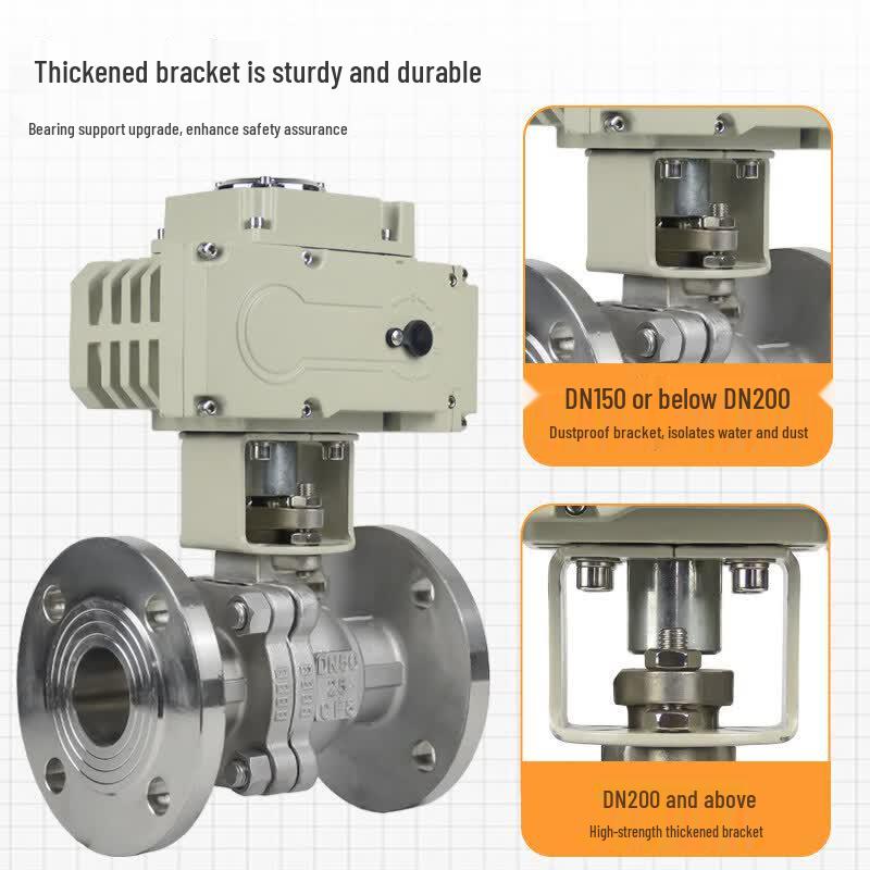 Yundu DN150 Cast Steel Electric Flanged Ball Valve Q941F-16P