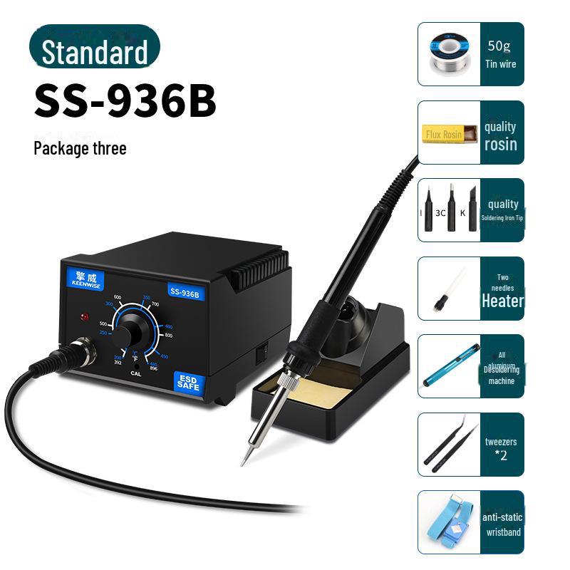 Adjustable Temperature Electric Soldering Iron Set for Electronics Repair