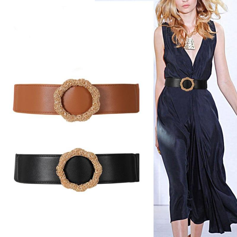 Retro Stylish Waist Belt For Women In Brown Black And Beige Elegant Dress Enhancer