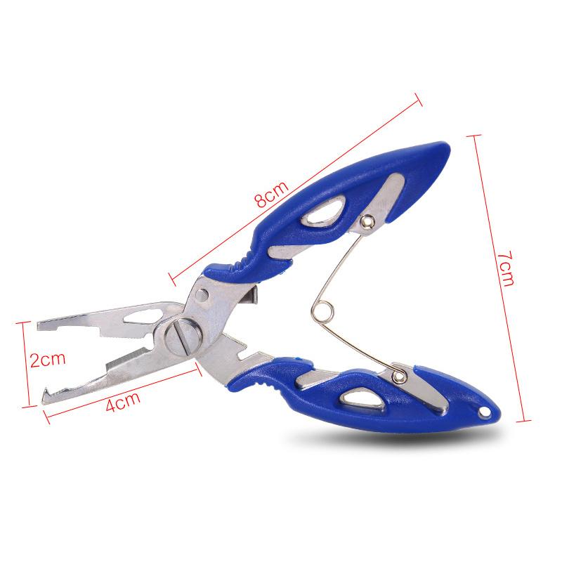 Fishing Pliers Tackle Gear Hook Recover Cutter Line Split Ring Fishing Tong