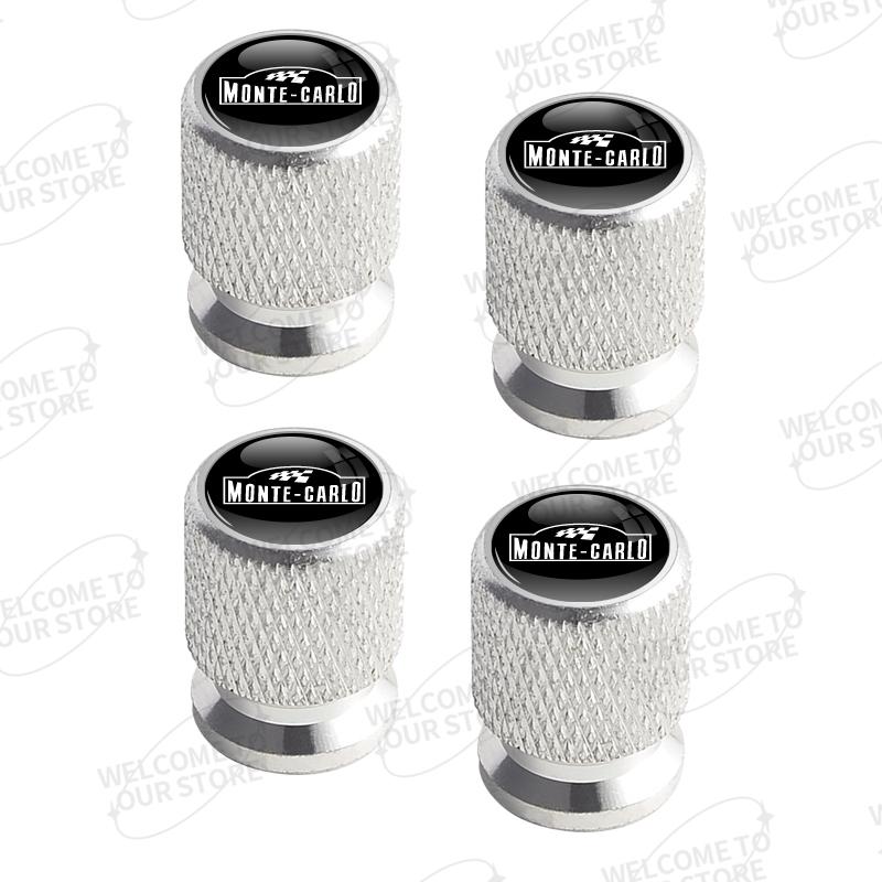Aluminium Für Skoda Monte Carlo Logo Octavia Superb Fabia Sport Line 4 Stück Auto Dekor Rad Reifen Ventilkappen Ventilschaftabdeckung Zubehör