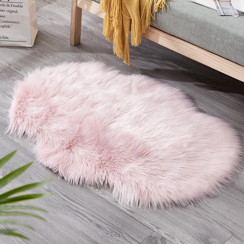 Minimalist Long-Pile Rug: Living Room & Bedroom Carpet, Coffee Table Floor Mat, Sofa Cushion.