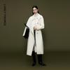 LANGZI Pure Wool Lapel Woolen Coat