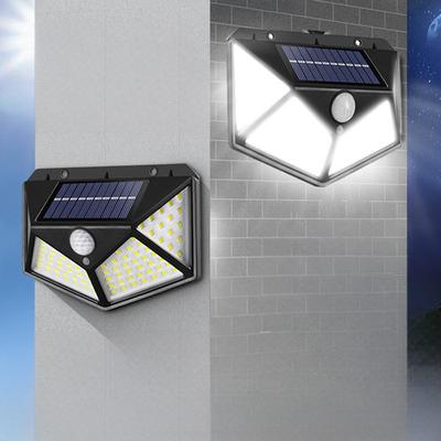 Multifunktionale Solar-Wandleuchte LED-Solarlicht Bewegungssensor Licht Außen Wasserdicht Garten Hof Straßenwandleuchten