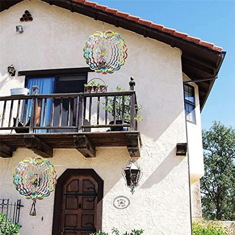 2025 Trend Bird Metal Wind Spinner Hanging Wind Spinner Suitable For Outdoor And Indoor Decoration, Rotating Wind Chimes Easy In