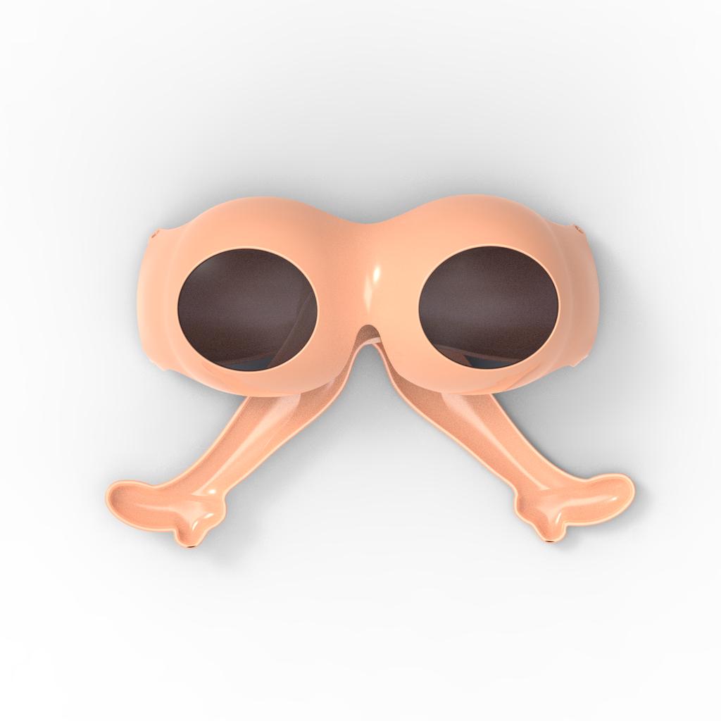 Novelty Leg & Buttocks Sunglasses Funny Prank Joke Glasses For Adults Gag Glasses Funny Party Costume Eye Glasses Gag Gift