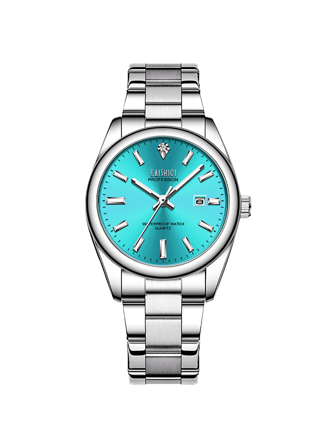 

Топ бренд роскошные женские часы водонепроницаемые ночная подсветка дата женские часы ремешок из нержавеющей стали кварцевые мужские часы