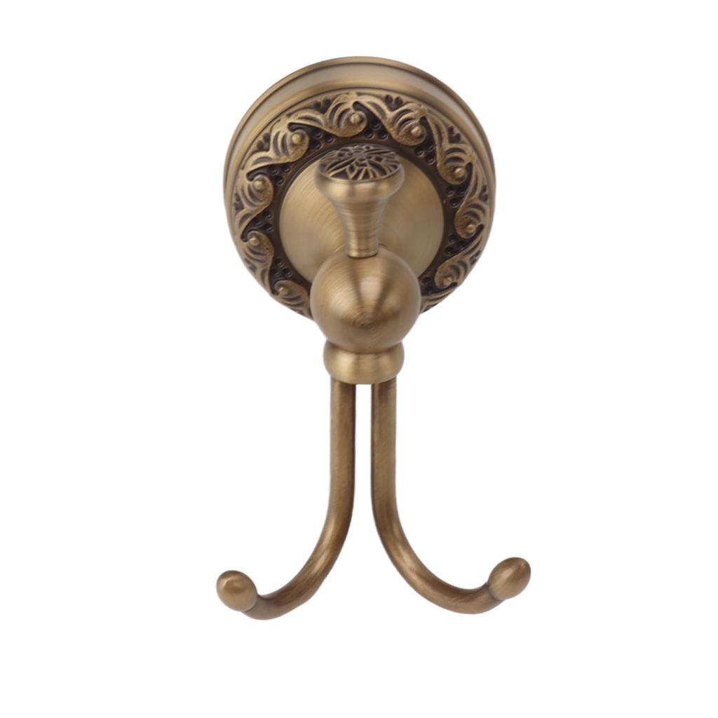 Wall Mounted Coat Hooks Copper Metal Vintage European Style Clothes Hanger Hook Robe Hook for