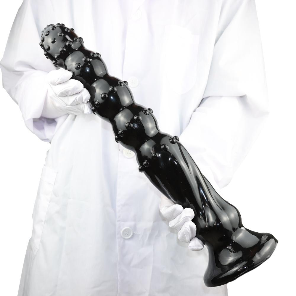 Plug Anal Silicone Extra Long avec Ventouse Godemichet Jouet Sexuel Masturbateur pour Hommes et Femmes Strap on Pénis Bite Réaliste BDSM