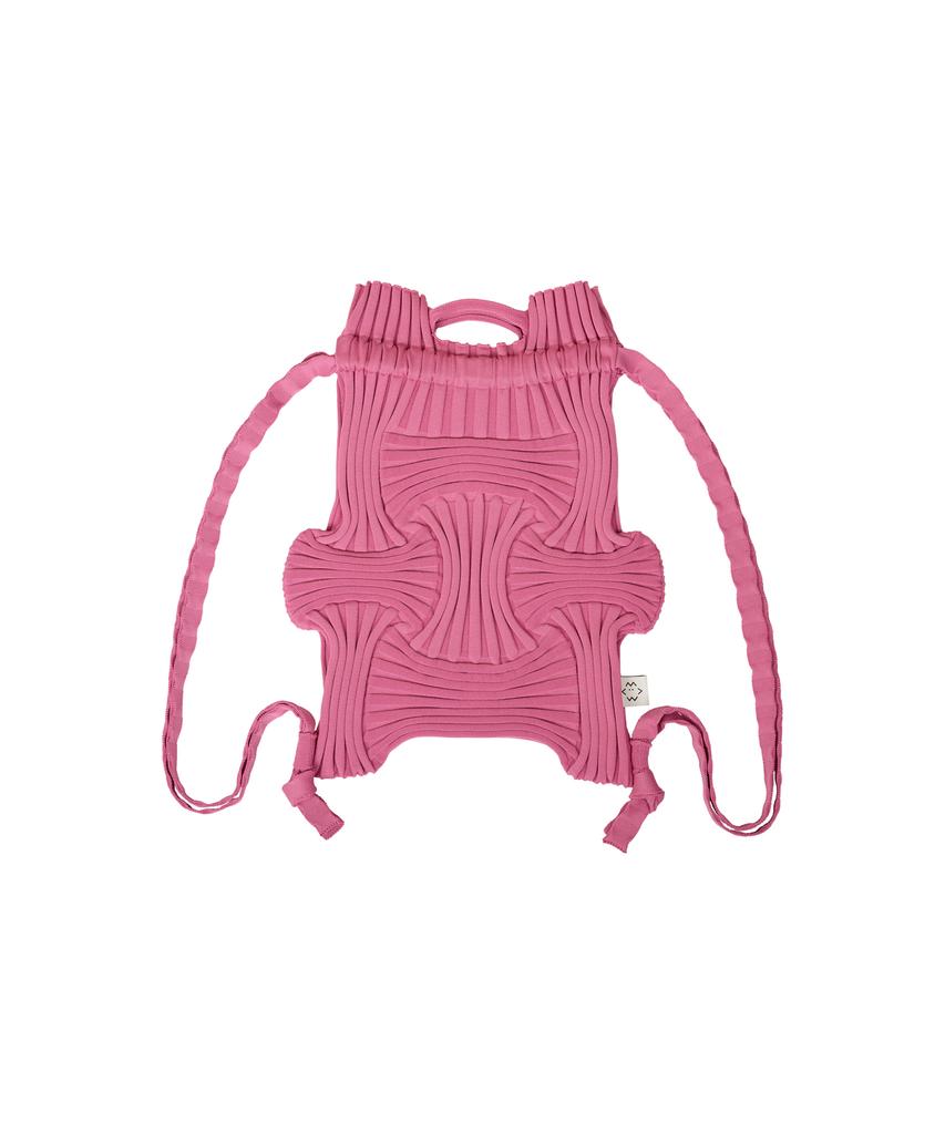 Pleatsmama Nieuwe Strik Rugzak Roze
