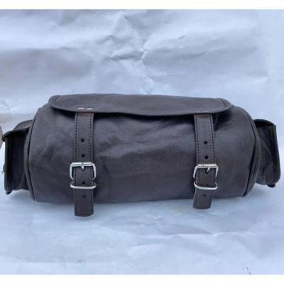 New MOTORCYCLE TOOL BAG MOTORBIKE GENUINE 100% LETAHER TOOL ROLL SADDLE BAG