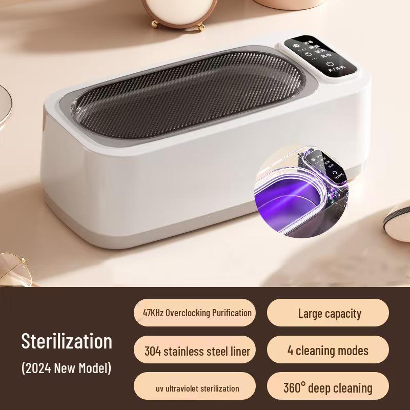Ultrasonic Automatic Glasses & Jewelry Cleaning Machine with Stainless Steel Sterilization