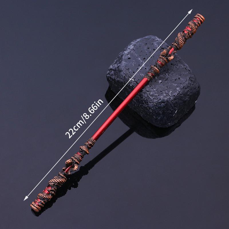 Journey To the West: Sun Wukong, Sun Wukong, Ruyi, Golden Hoop, Alloy Model, Keychain, Zinc Alloy Pendant, 22cm